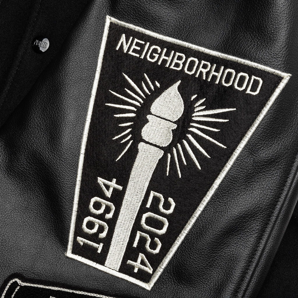 Stadium Jacket - Black/White