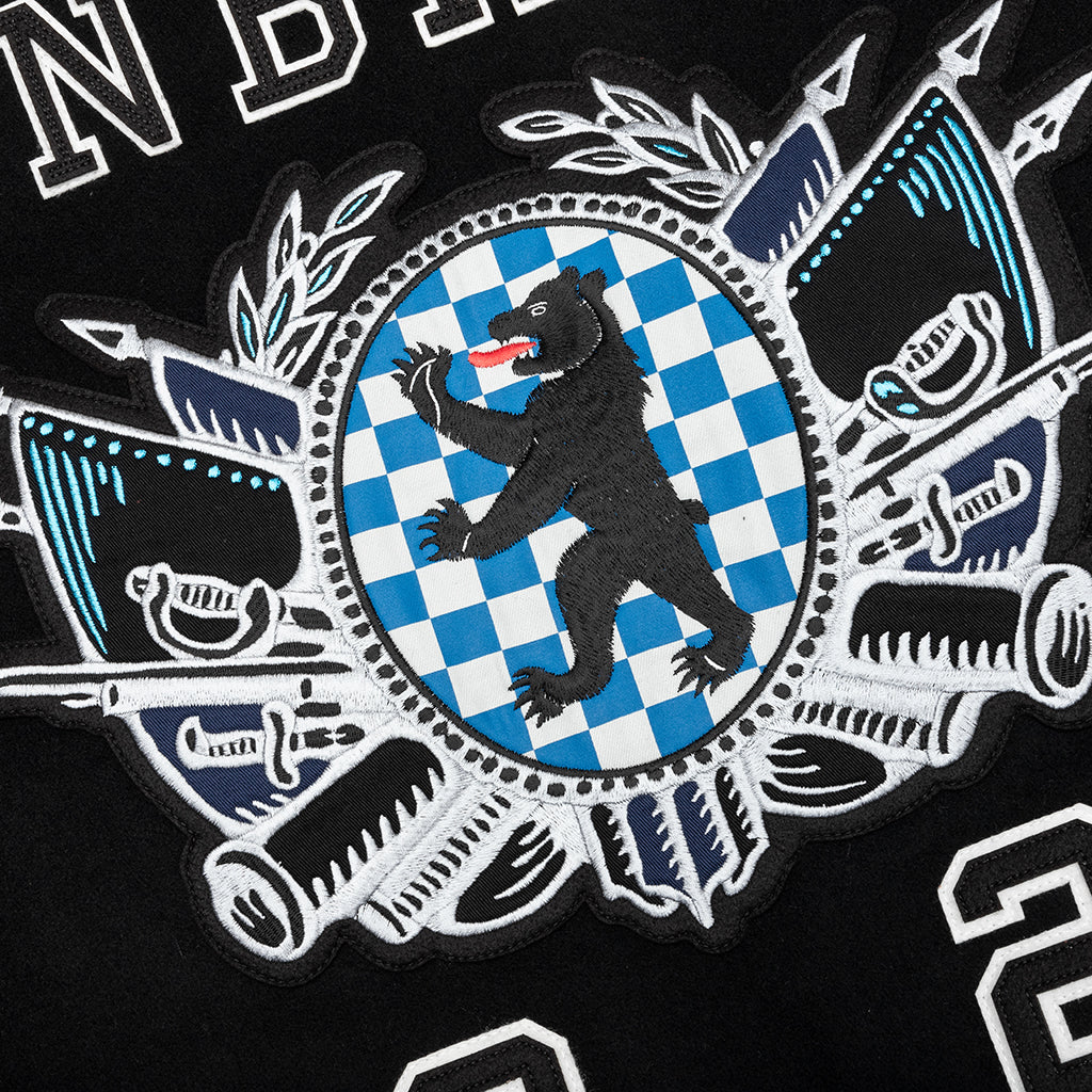 Stadium Jacket - Black/White