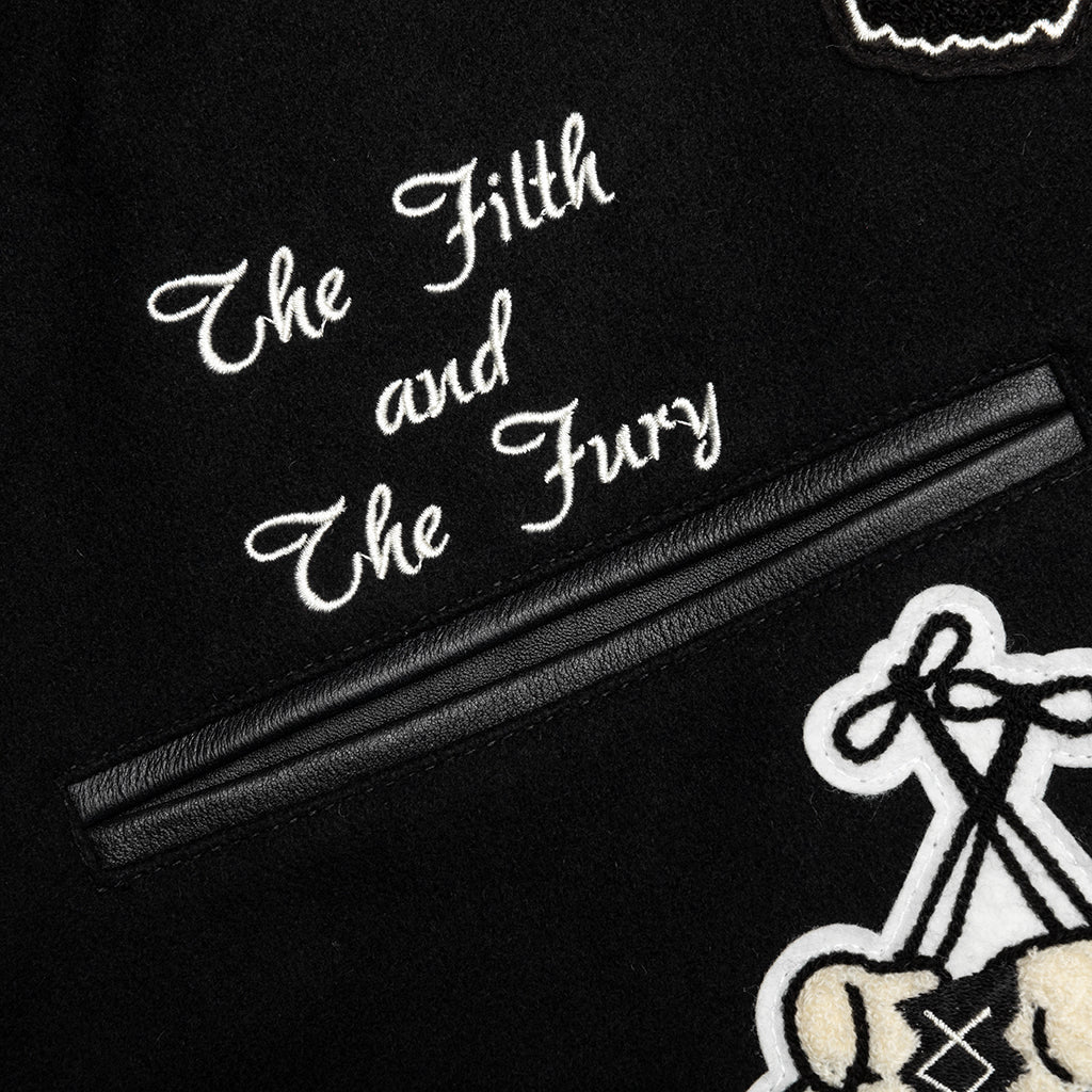 Stadium Jacket - Black/White