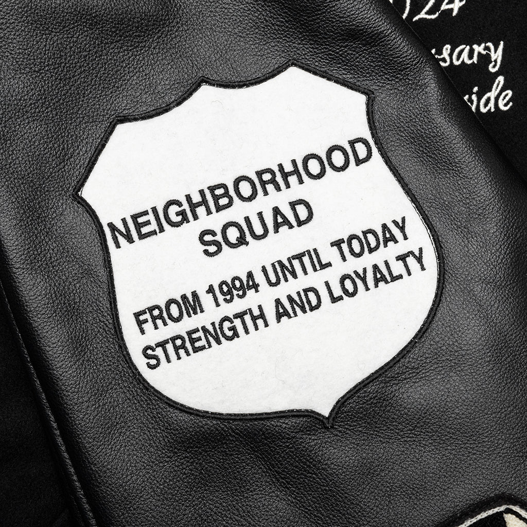 Stadium Jacket - Black/White