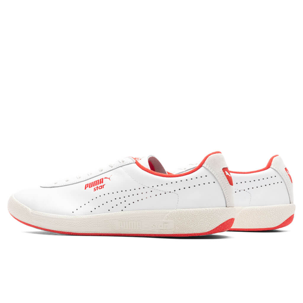 Star Strawberries & Cream - White/Red