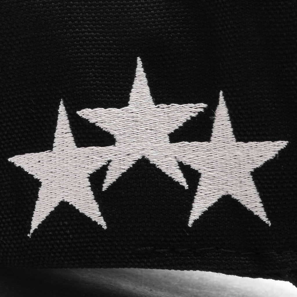 Stars MA Canvas Hat - Black/Red