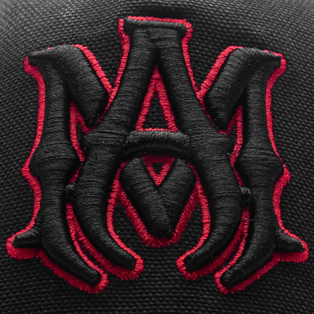 Stars MA Canvas Hat - Black/Red