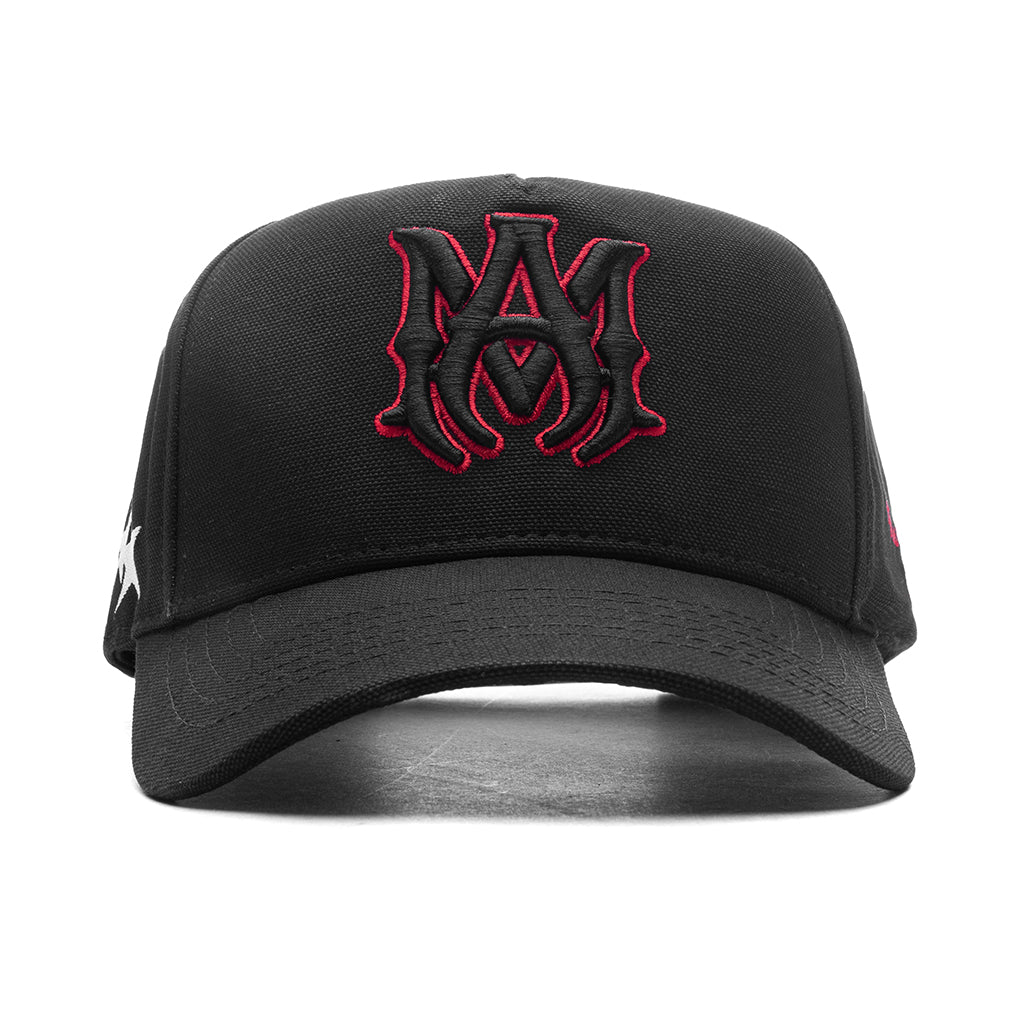 Stars MA Canvas Hat - Black/Red