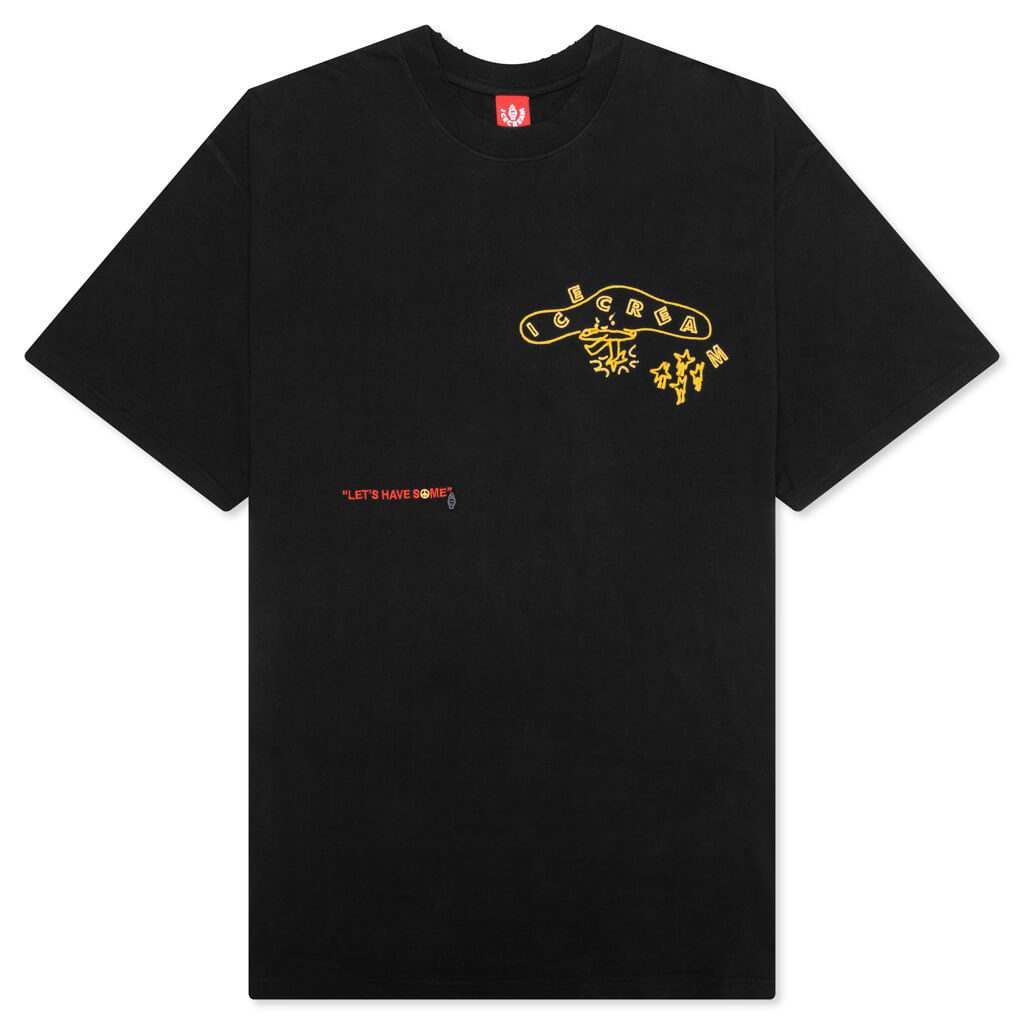 Over Size Fit Stars S/S Knit - Stretch Limo