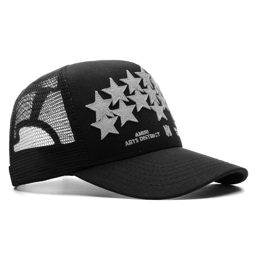 Stars Trucker Hat - Black
