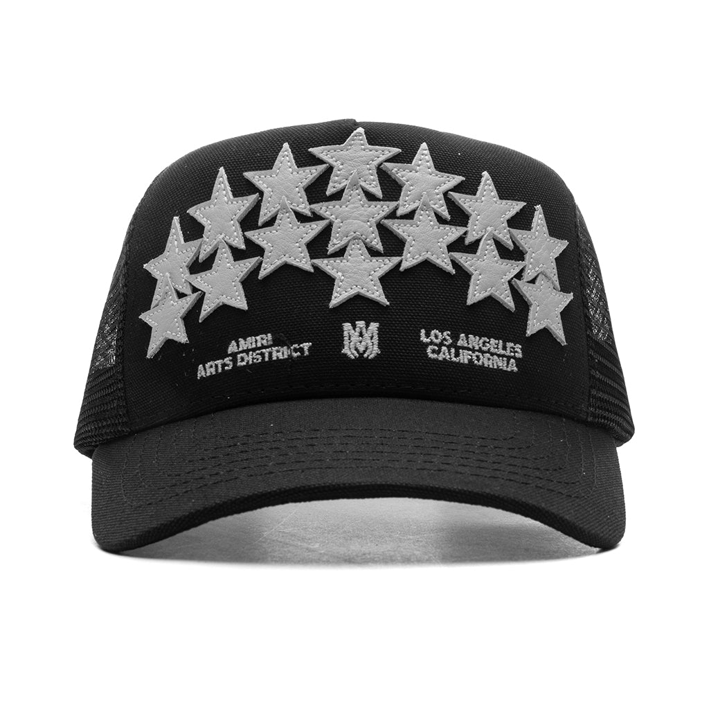 Stars Trucker Hat - Black