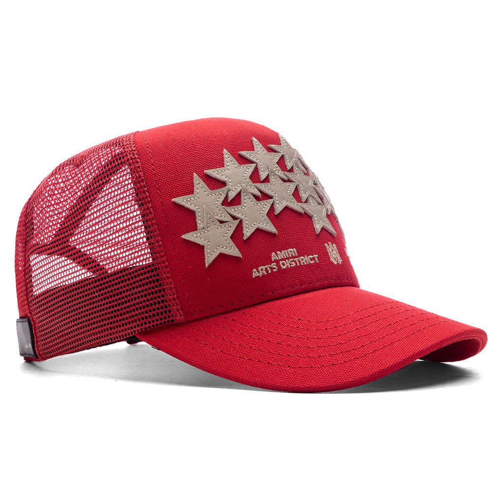 Stars Trucker Hat - Red