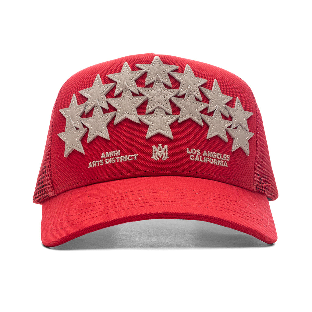 Stars Trucker Hat - Red
