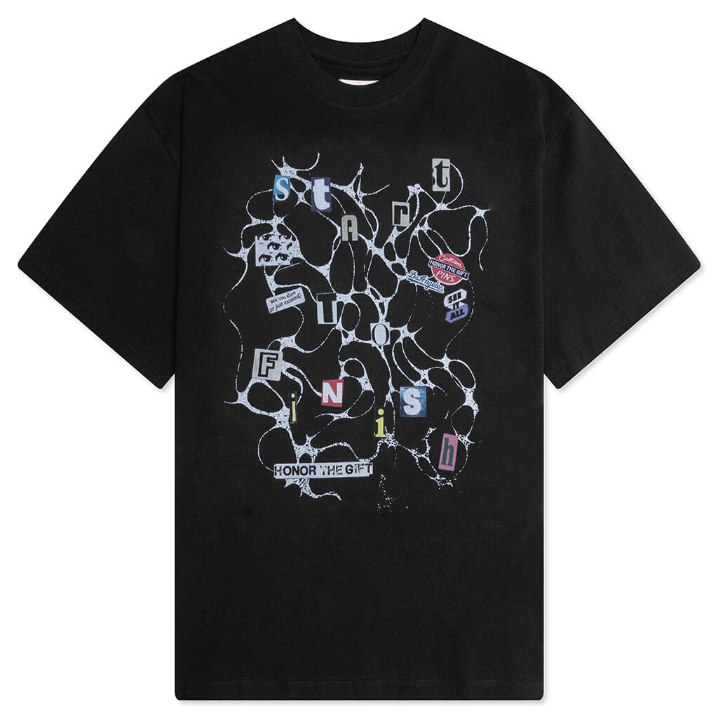 Start To Finish Tee - Black