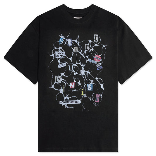 Start To Finish Tee - Black