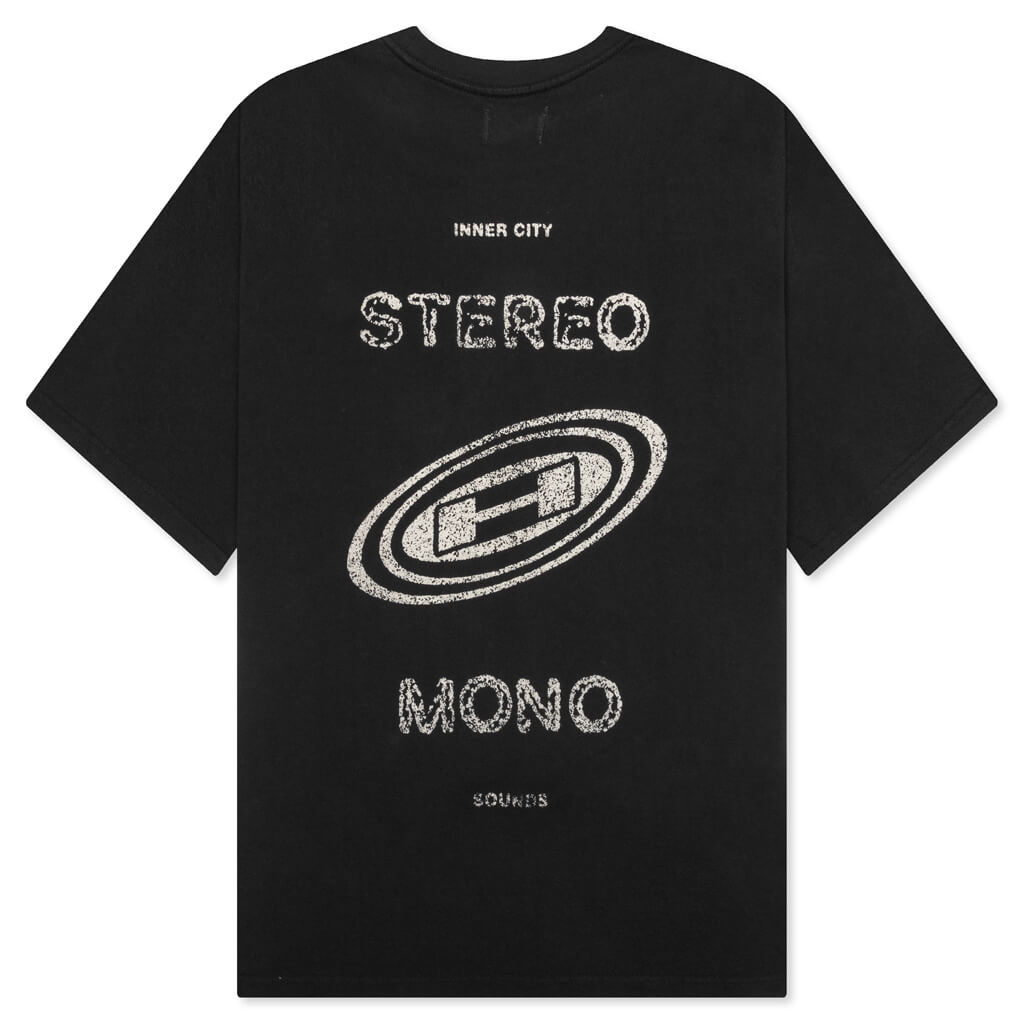 Stereo Mono Tee - Black