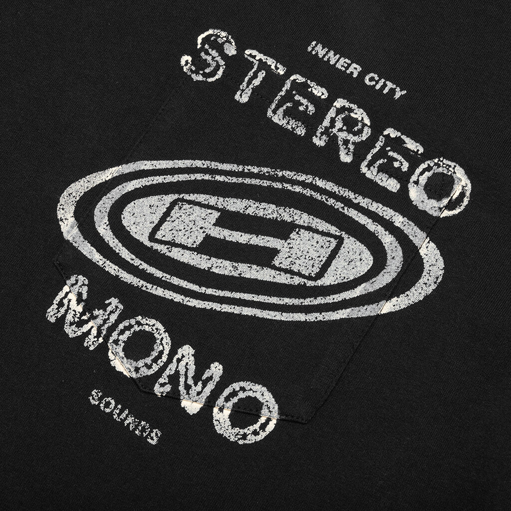 Stereo Mono Tee - Black