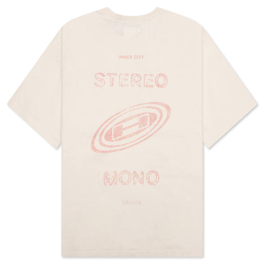 Stereo Mono Tee - Cream