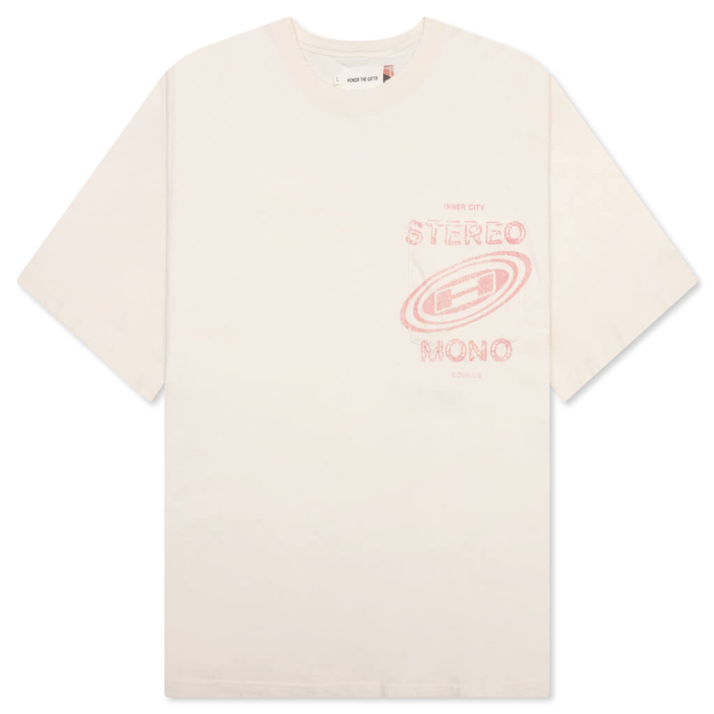 Stereo Mono Tee - Cream