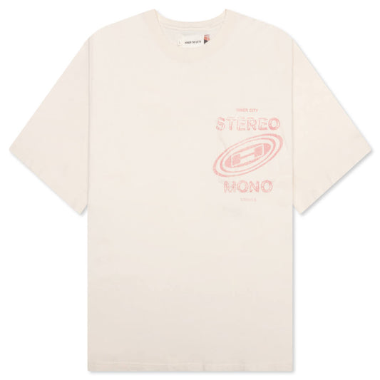 Stereo Mono Tee - Cream