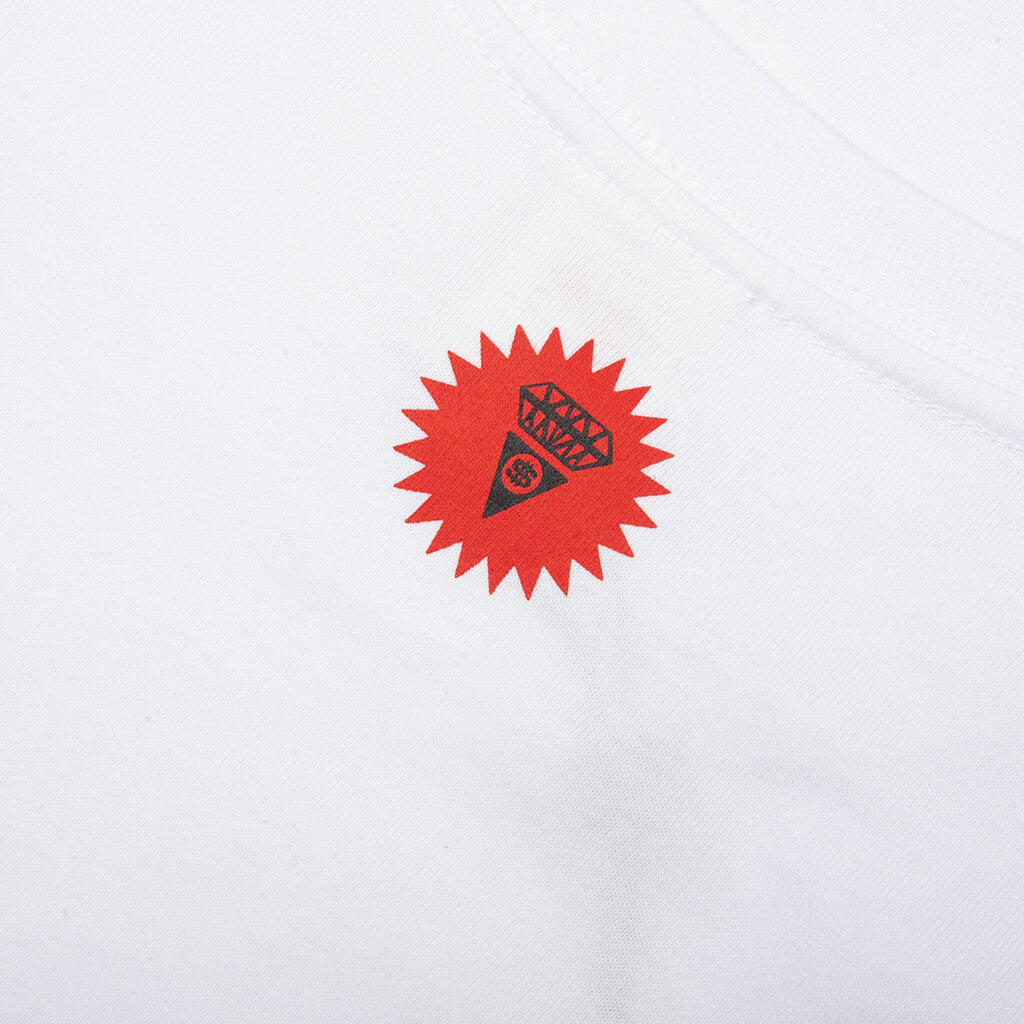 Stick Up S/S Tee - White