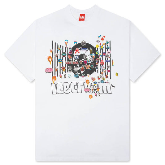Stick Up S/S Tee - White