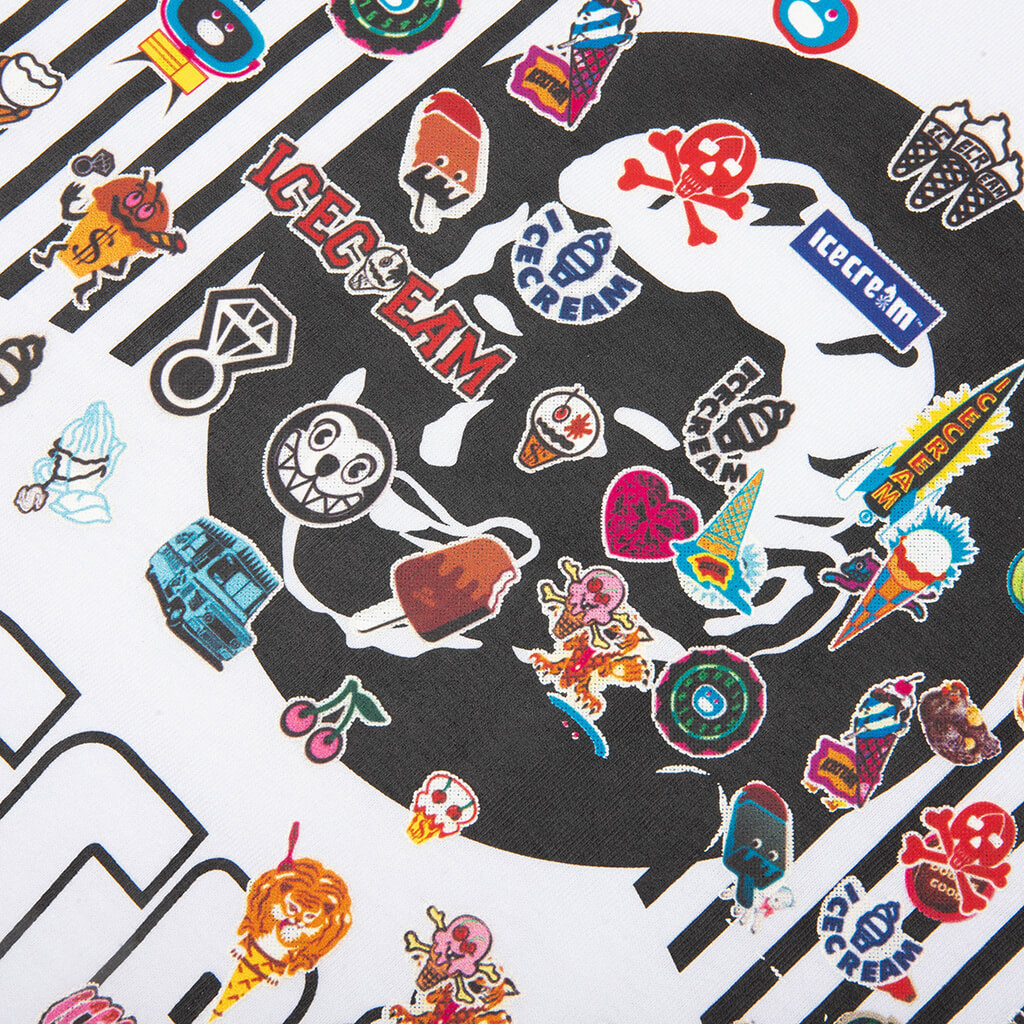 Stick Up S/S Tee - White