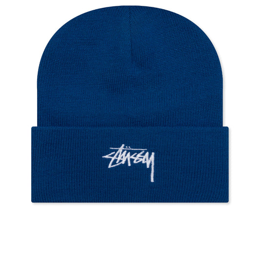 Stock Cuff Beanie - Dark Blue