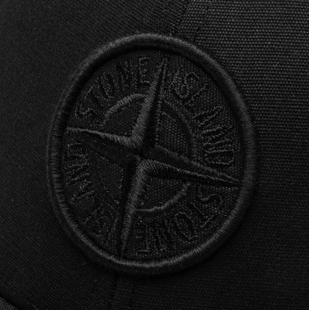 99661 6 Panels Cap - Black