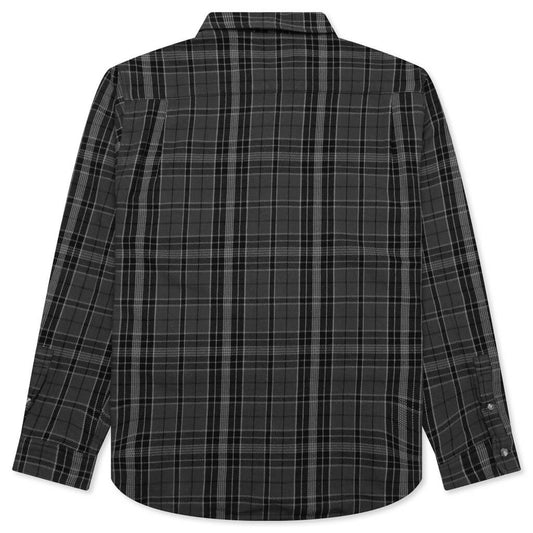 Stones Plaid Shirt - Black