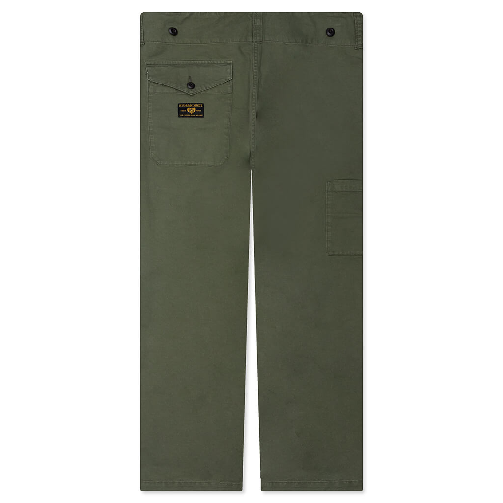 Straight Cargo Pants - Olive Drab