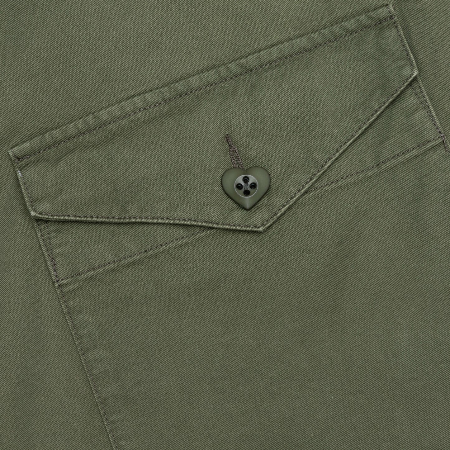 Straight Cargo Pants - Olive Drab