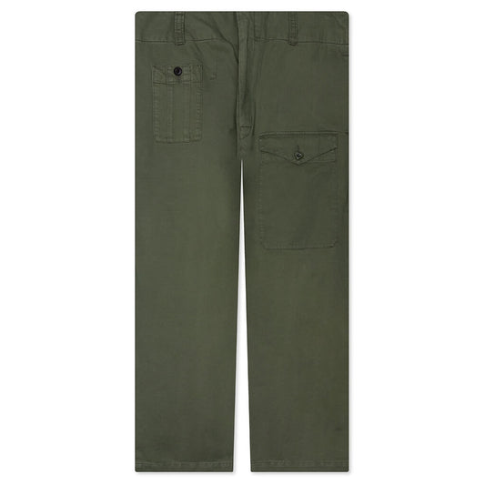Straight Cargo Pants - Olive Drab