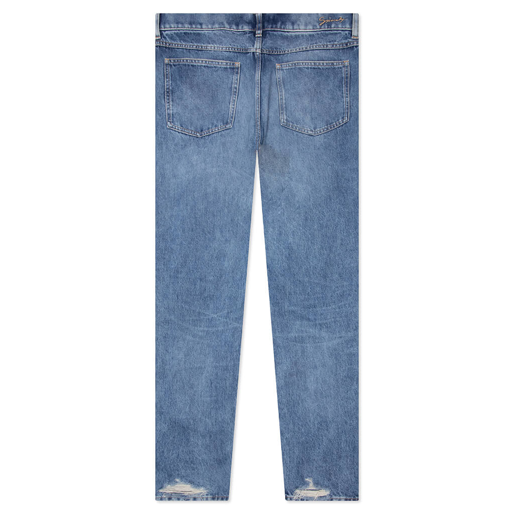 Slim Fit Trousers - Ocean Blue