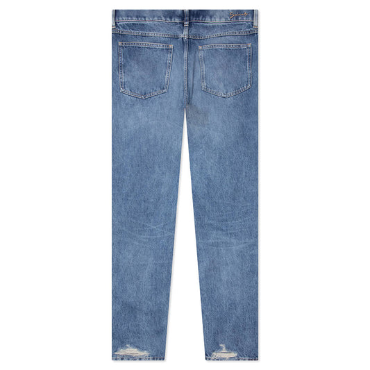 Slim Fit Trousers - Ocean Blue
