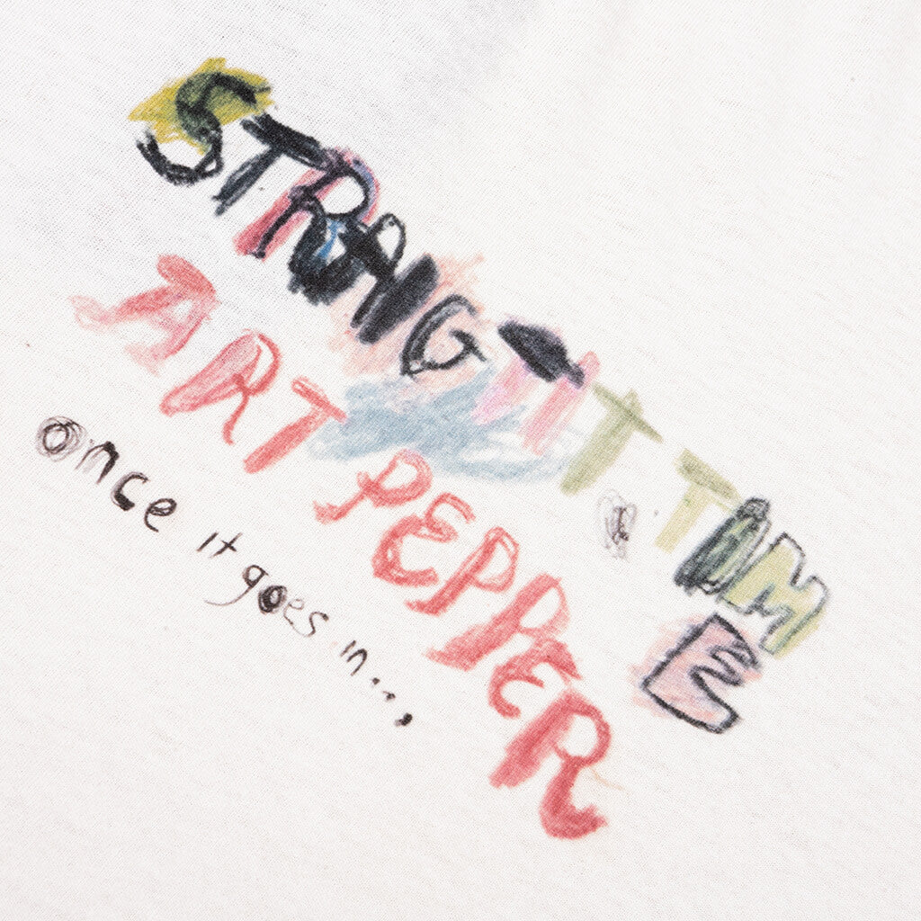 Straight Time Tee - Cream