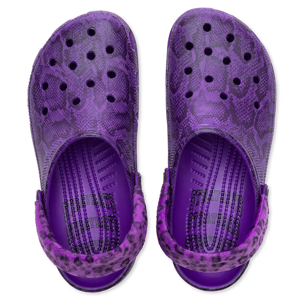 Crocs x Stray Rats Classic Clog - Ultraviolet
