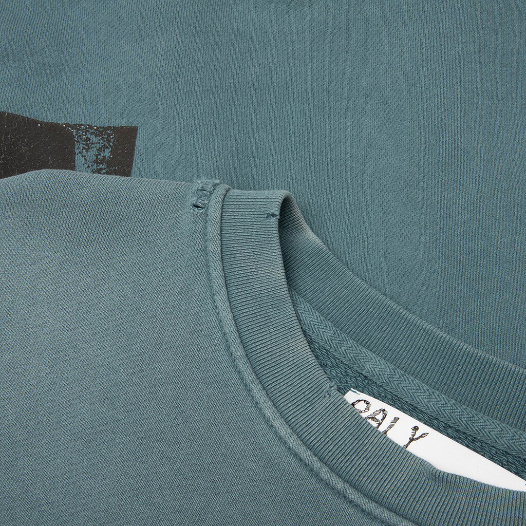 Streetwise Airbrush Crewneck - Teal