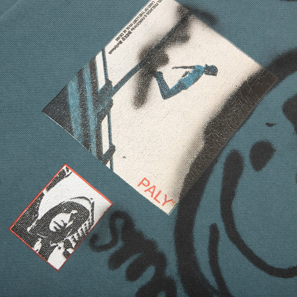 Streetwise Airbrush Crewneck - Teal