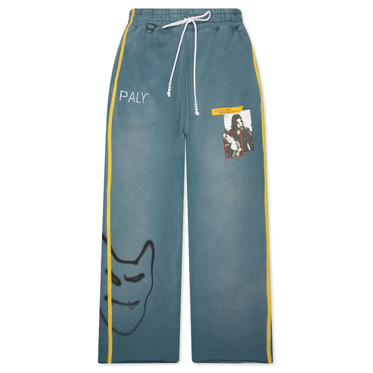 Streetwise Airbrush Sweatpant - Turquoise