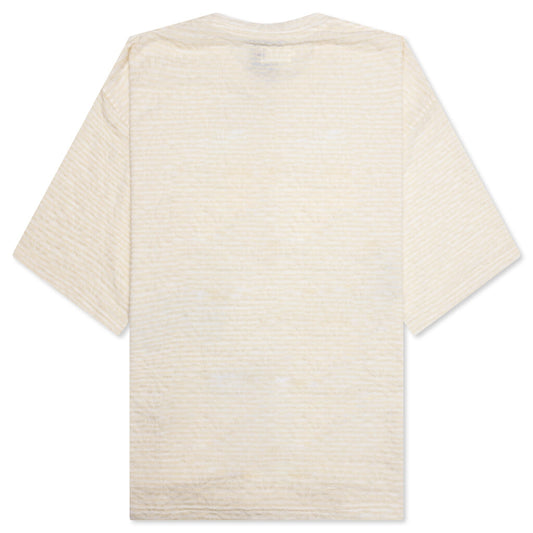 Stripe Box Tee - Bone