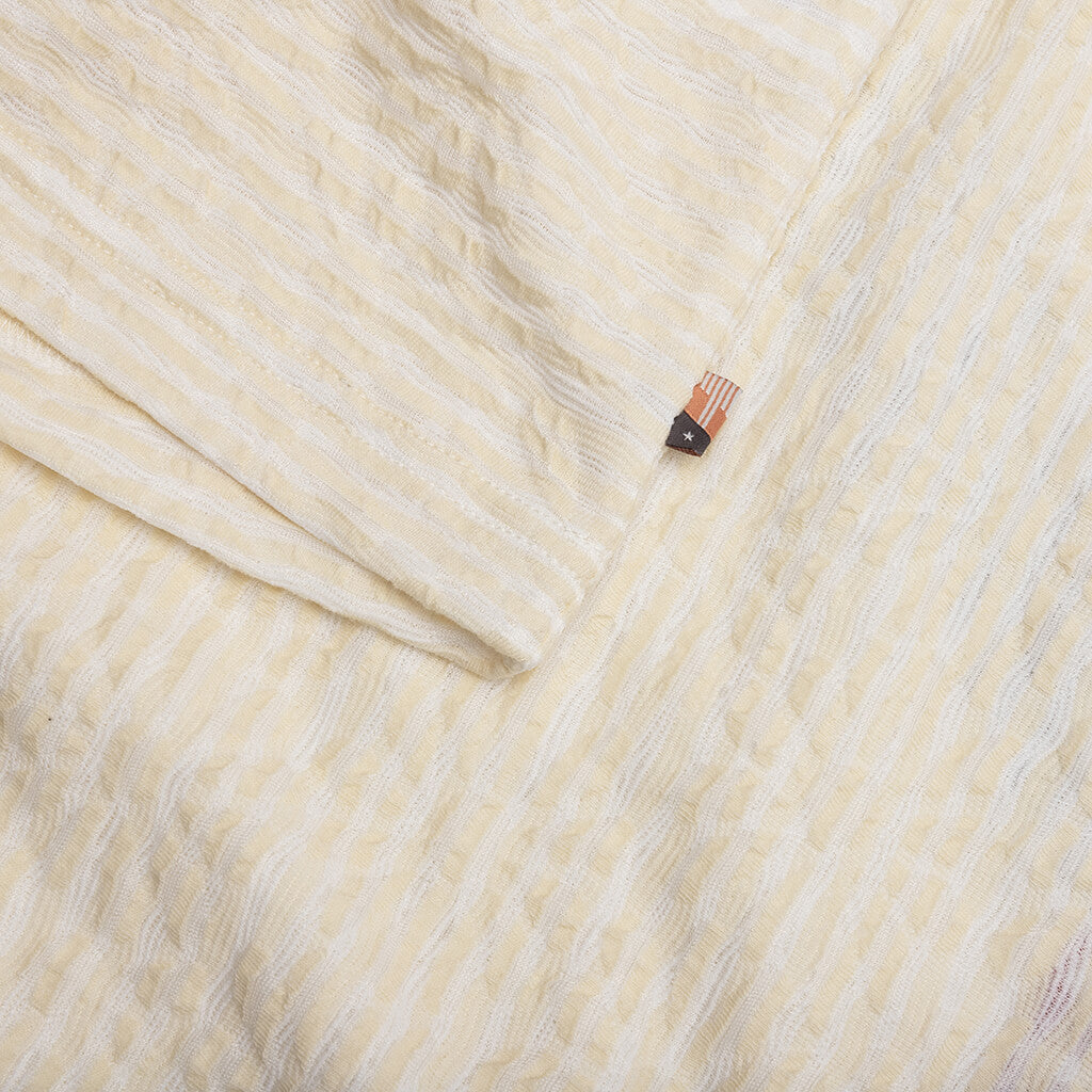 Stripe Box Tee - Bone