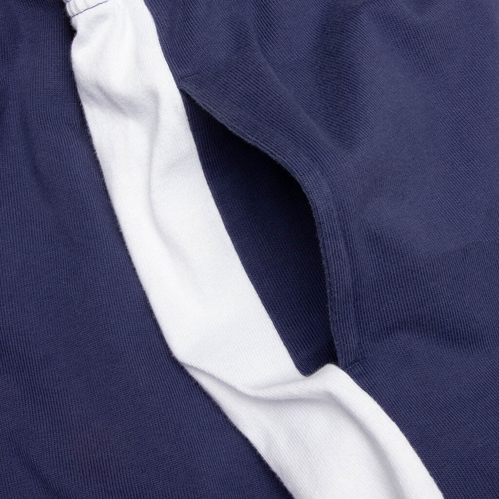 Stripe Jersey Short - Blue
