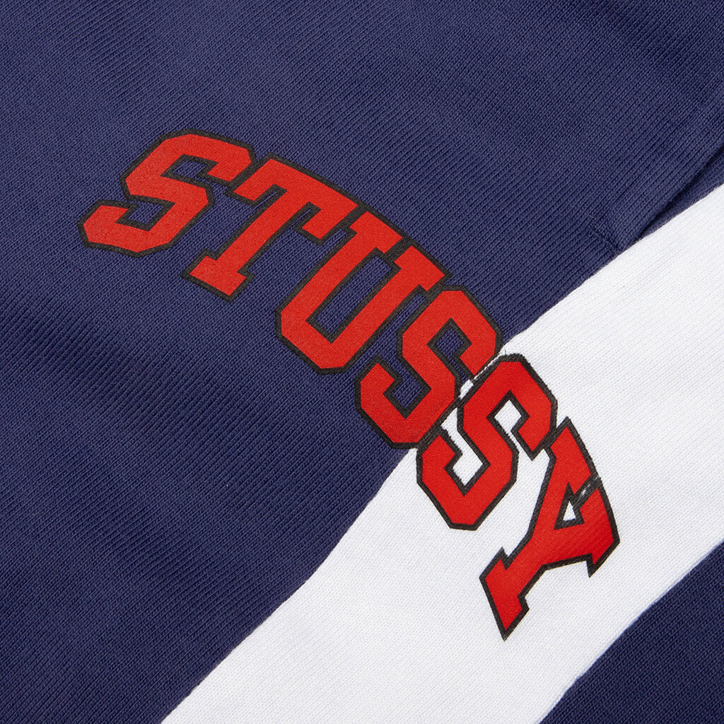 Stripe Jersey Short - Blue