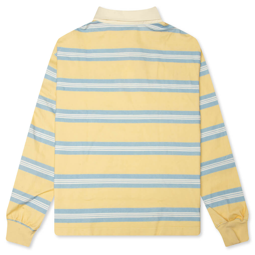 Stripe L/S Rugby - Yellow