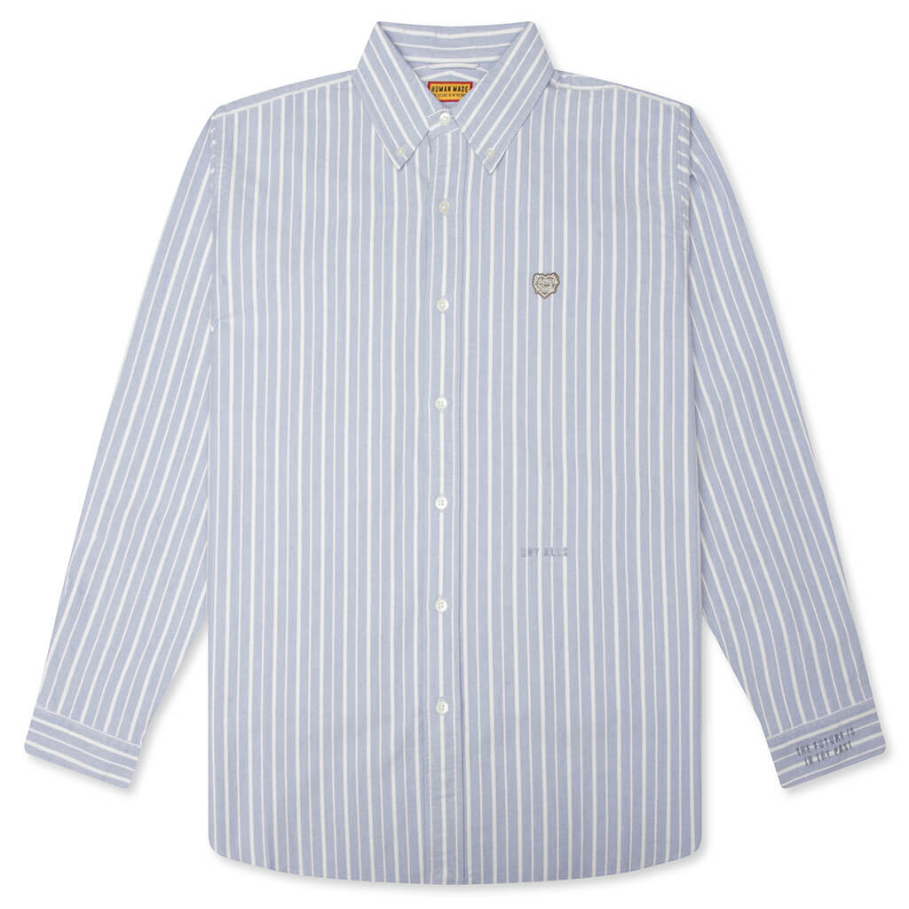 Stripe Oxford B.D. Shirt - Blue