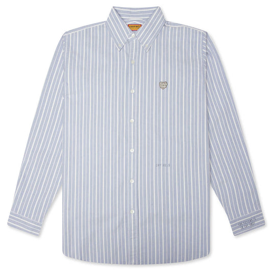 Stripe Oxford B.D. Shirt - Blue