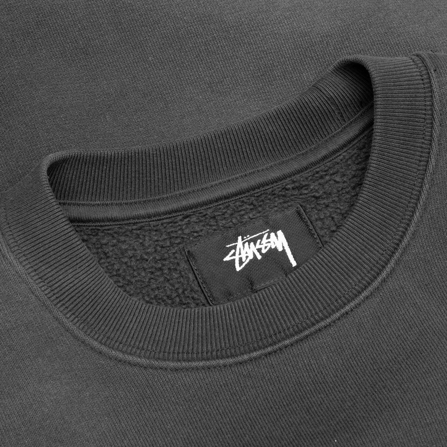 Stu Applique Crew - Black