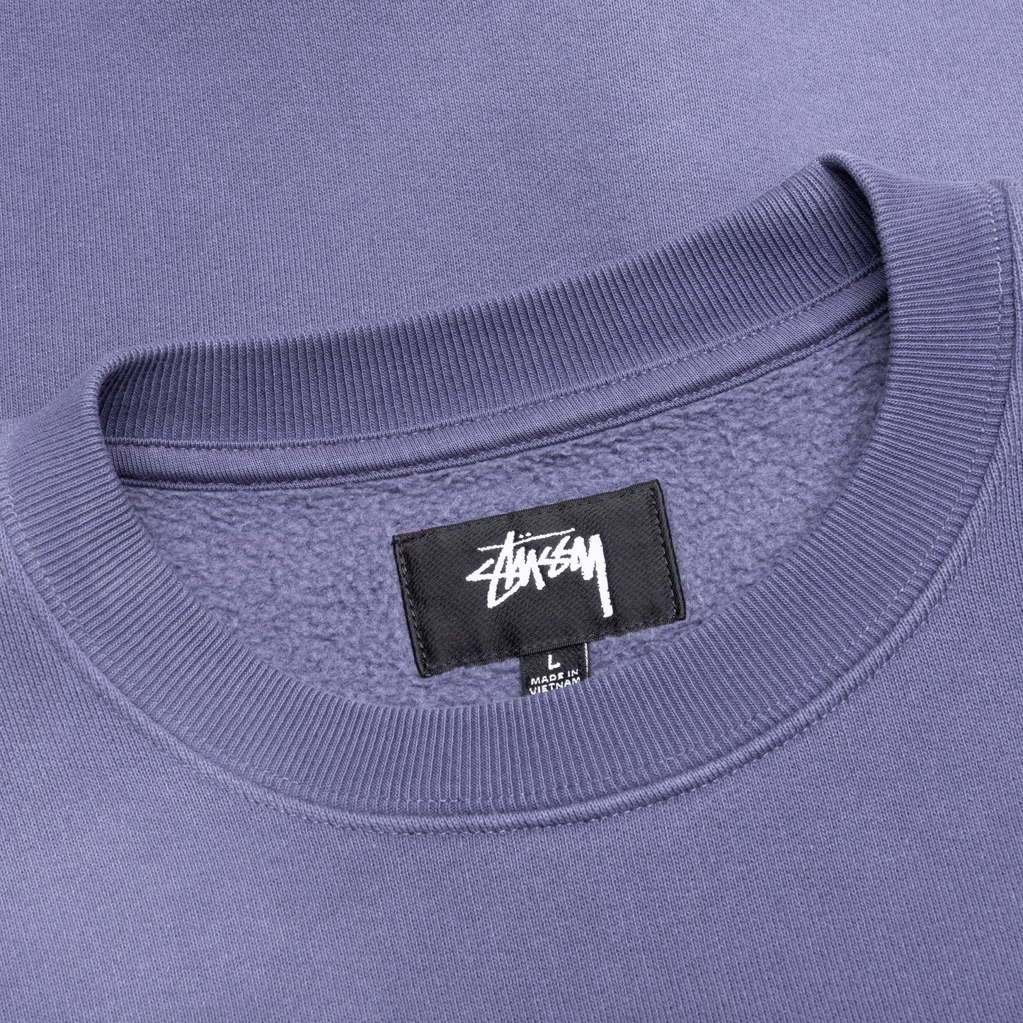 Stu Applique Crew - Blue