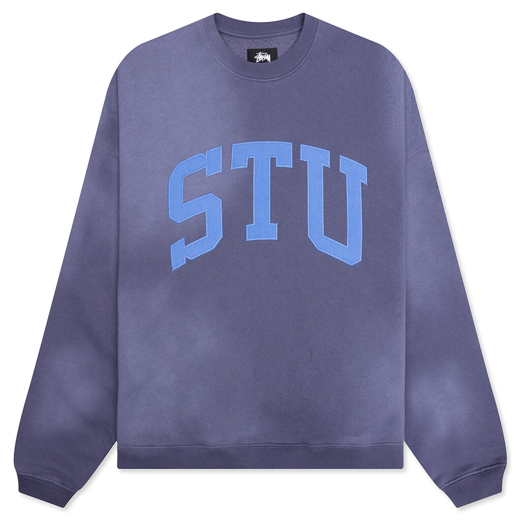 Stu Applique Crew - Blue