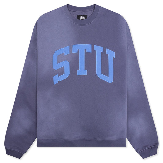 Stu Applique Crew - Blue