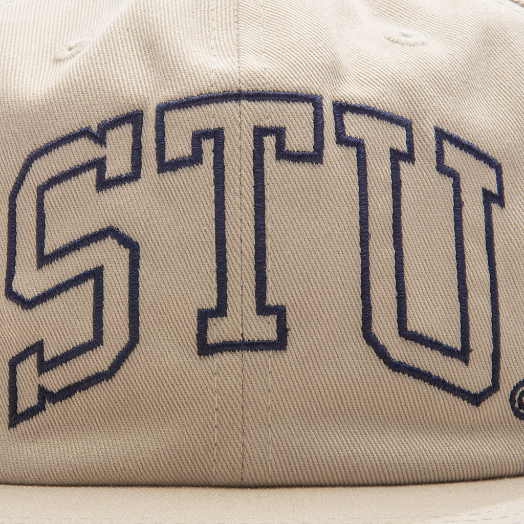 Stu Arch Strapback Cap - Natural