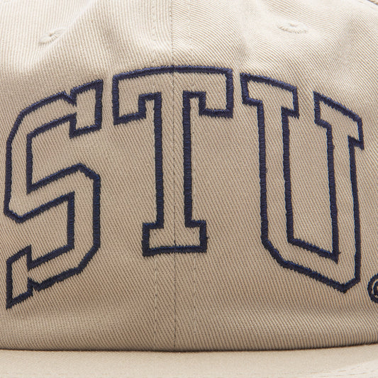 Stu Arch Strapback Cap - Natural