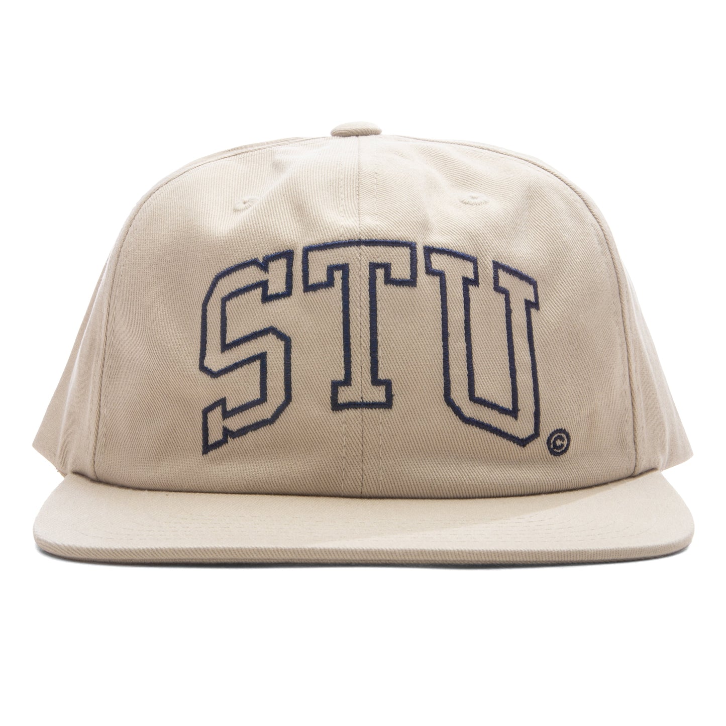 Stu Arch Strapback Cap - Natural